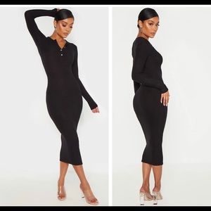 PLT New Black sexy, curve-hugging dress with tags